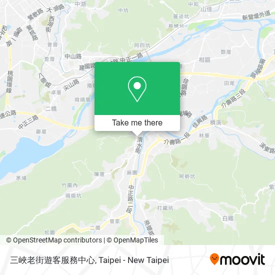 三峽老街遊客服務中心 map