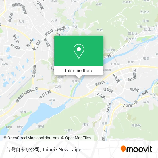 台灣自來水公司 map