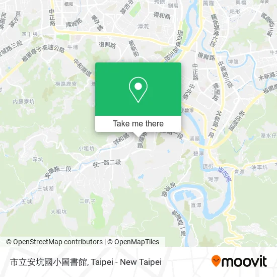 市立安坑國小圖書館地圖