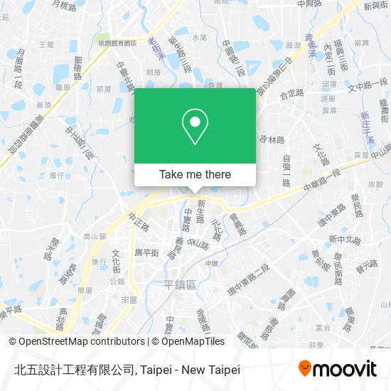 北五設計工程有限公司 map