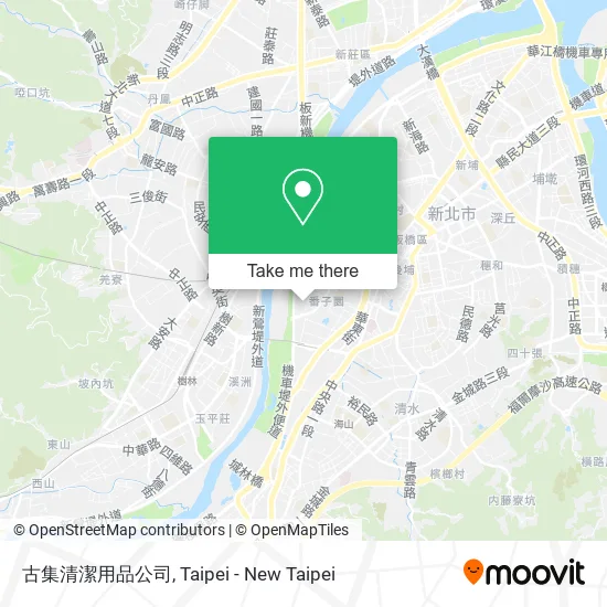 古集清潔用品公司 map