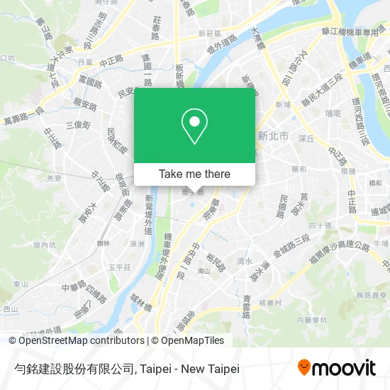 勻銘建設股份有限公司 map