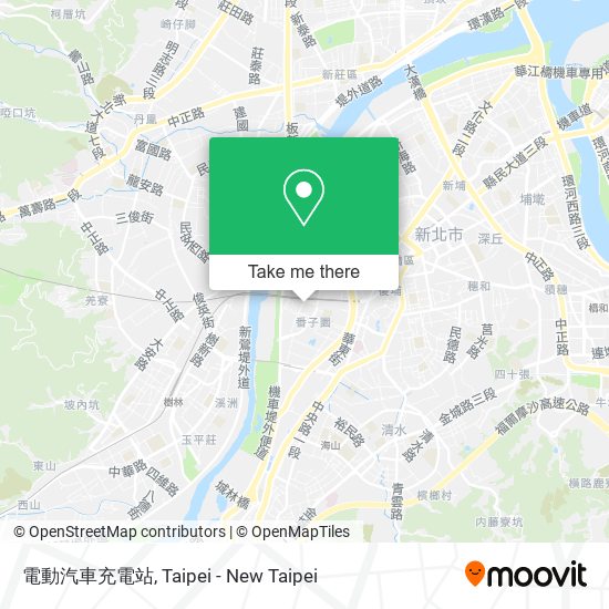 電動汽車充電站 map