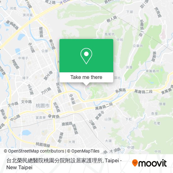 台北榮民總醫院桃園分院附設居家護理所 map