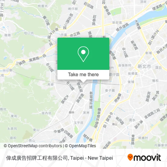偉成廣告招牌工程有限公司地圖