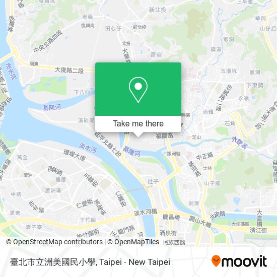 臺北市立洲美國民小學地圖