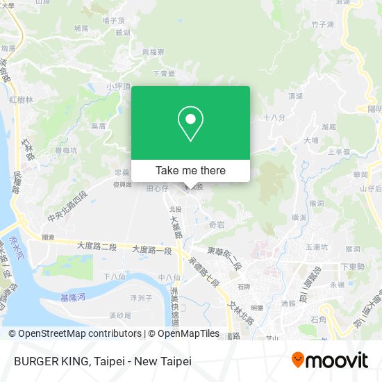 BURGER KING map