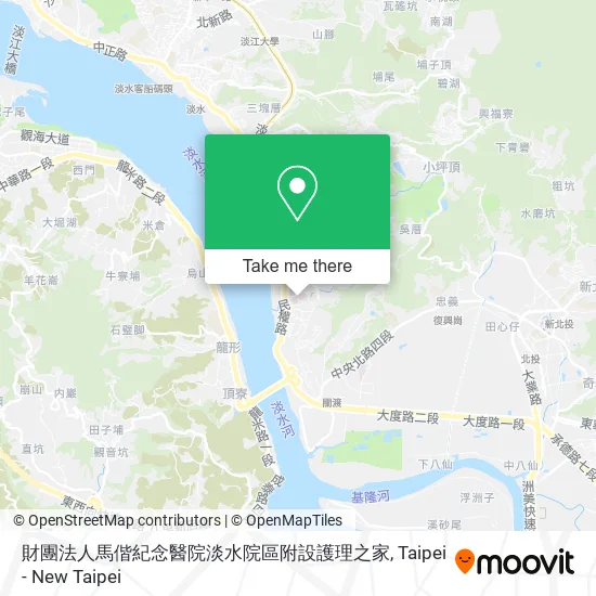 財團法人馬偕紀念醫院淡水院區附設護理之家 map