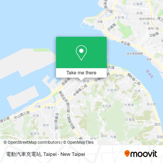 電動汽車充電站 map