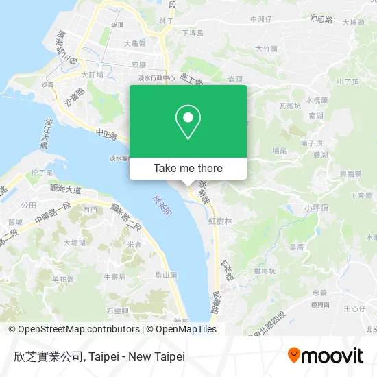 欣芝實業公司地圖