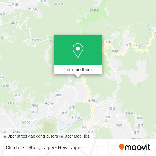 Chia te Sir Shop map