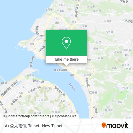A+亞太電信 map