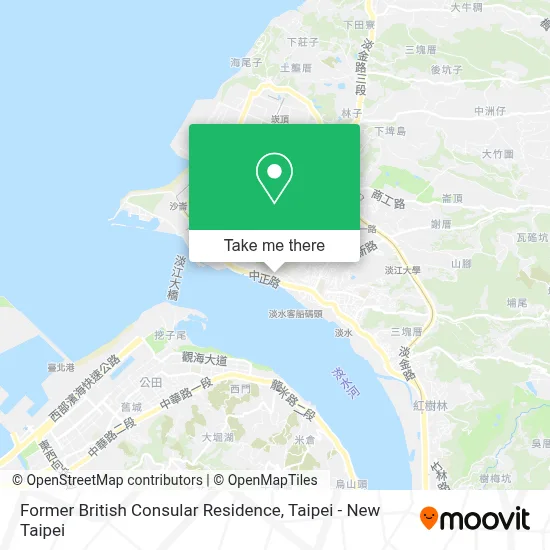Former British Consular Residence map
