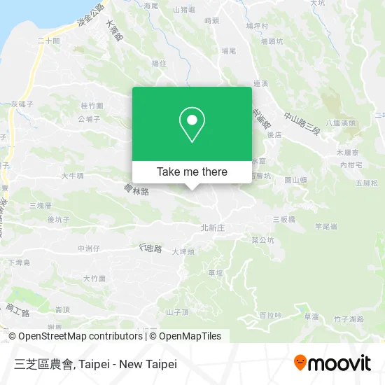 三芝區農會 map