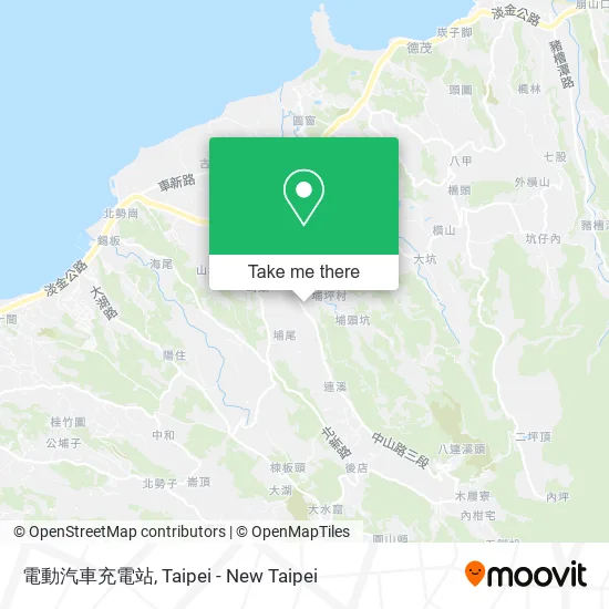 電動汽車充電站地圖