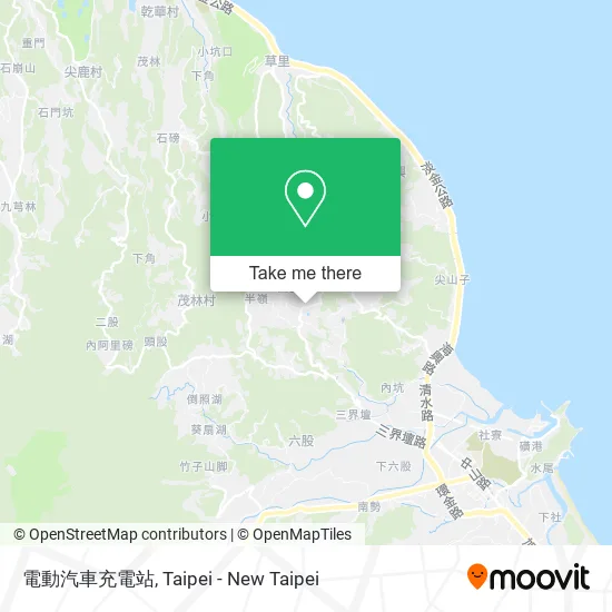 電動汽車充電站地圖