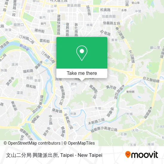 文山二分局 興隆派出所地圖