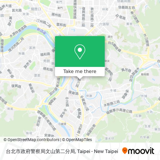 台北市政府警察局文山第二分局 map