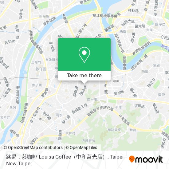 路易．莎咖啡 Louisa Coffee（中和莒光店） map
