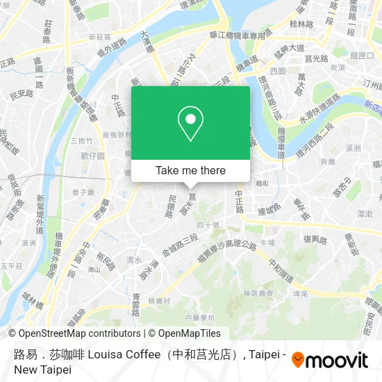 路易．莎咖啡 Louisa Coffee（中和莒光店）地圖