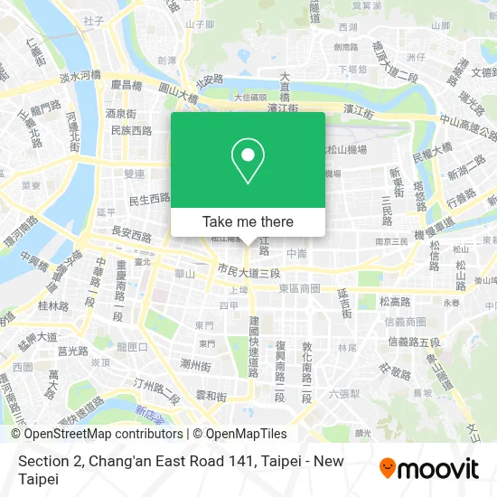 Section 2, Chang'an East Road 141 map