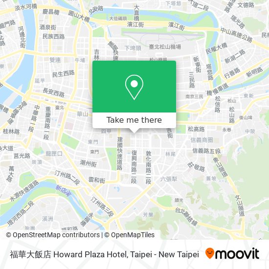 福華大飯店 Howard Plaza Hotel map