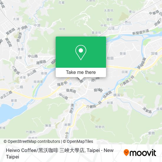 Heiwo Coffee/黑沃咖啡 三峽大學店 map