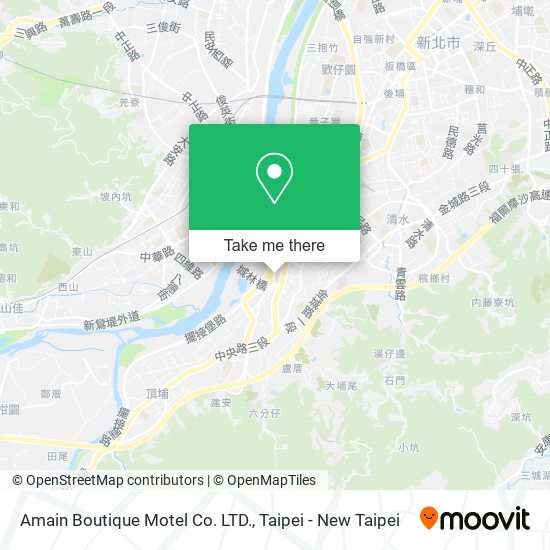 Amain Boutique Motel Co. LTD. map