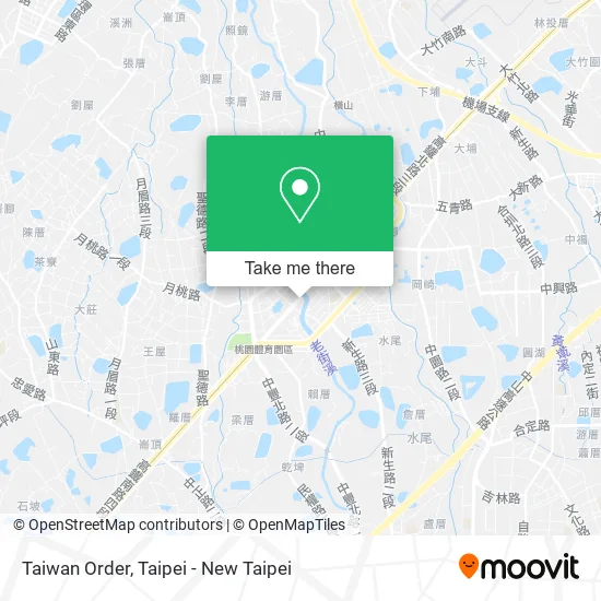 Taiwan Order map