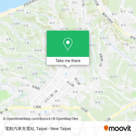 電動汽車充電站 map