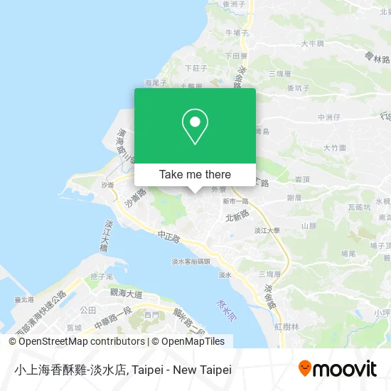 小上海香酥雞-淡水店 map