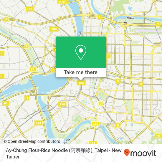 Ay-Chung Flour-Rice Noodle (阿宗麵線) map