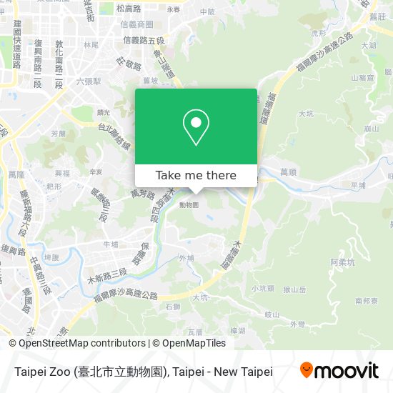 Taipei Zoo (臺北市立動物園) map