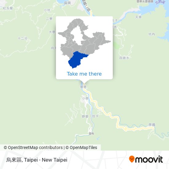 烏來區地圖