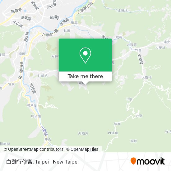 白雞行修宮 map