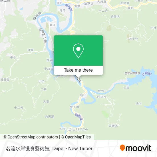 名流水岸慢食藝術館地圖