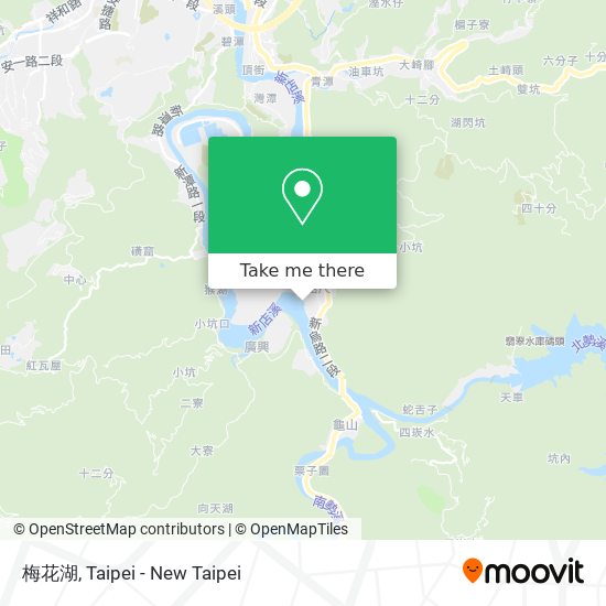 梅花湖 map