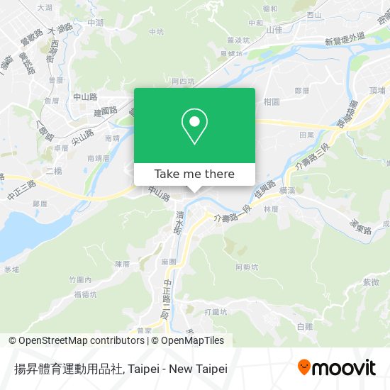 揚昇體育運動用品社 map