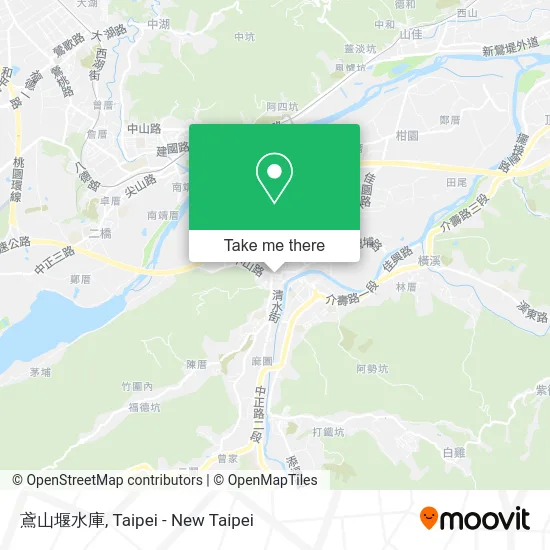 鳶山堰水庫 map
