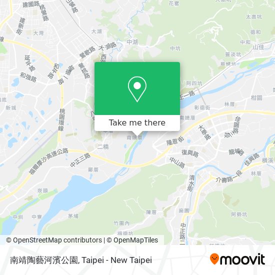 南靖陶藝河濱公園地圖