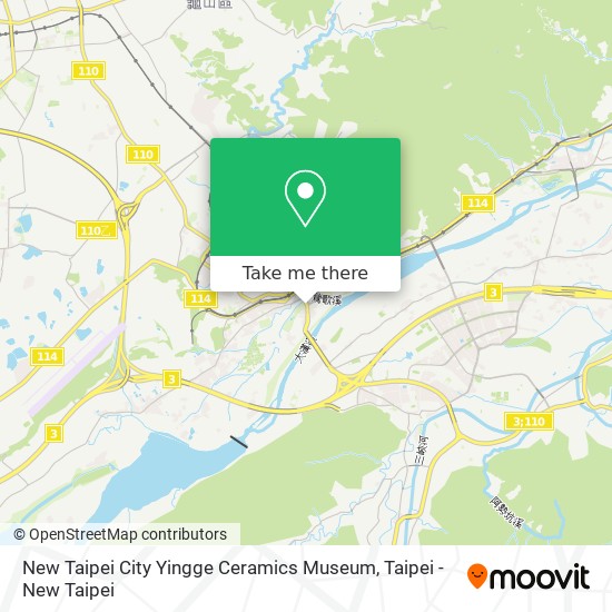 New Taipei City Yingge Ceramics Museum map