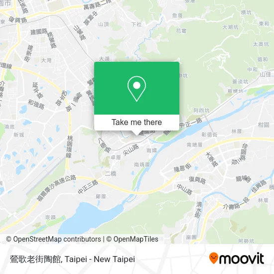 鶯歌老街陶館地圖