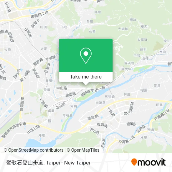 鶯歌石登山步道 map