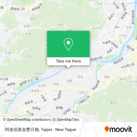 阿港伯黃金甕仔雞地圖