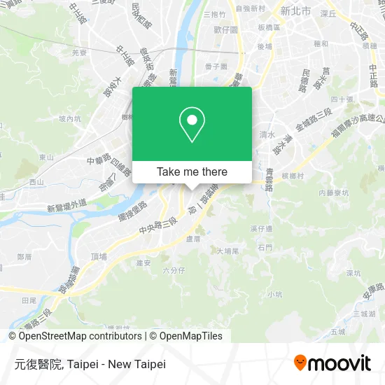 元復醫院 map