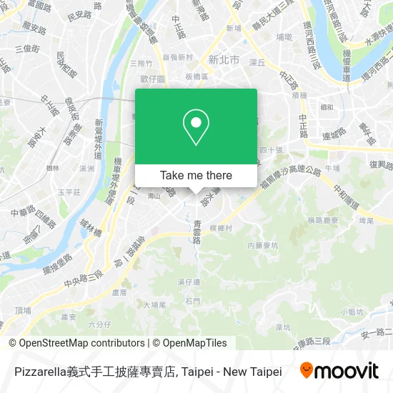 Pizzarella義式手工披薩專賣店 map