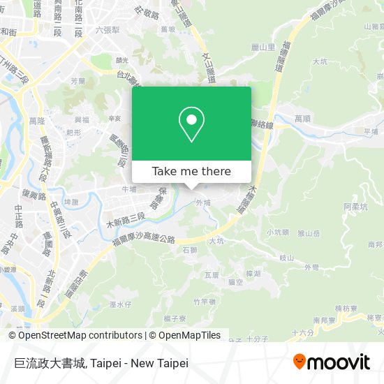 巨流政大書城地圖