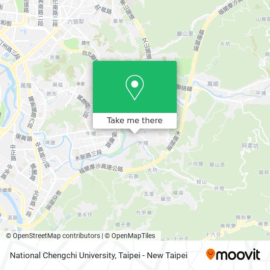 National Chengchi University map