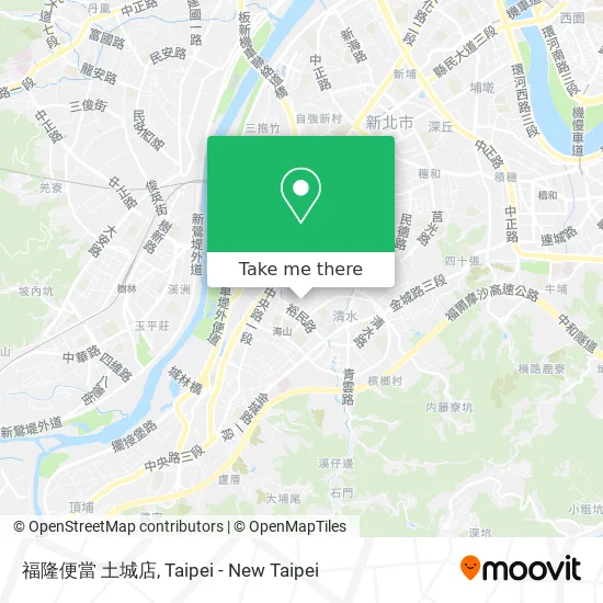 福隆便當 土城店 map