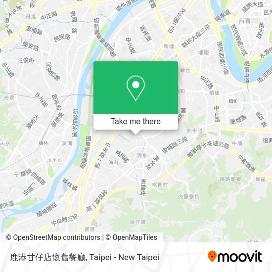 鹿港甘仔店懷舊餐廳地圖